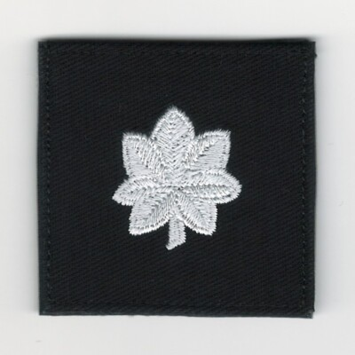 #ad #ad 2quot; White Black O5 O 5 Lieutenant Colonel Rank Patch Fits For VELCRO® BRAND $4.99