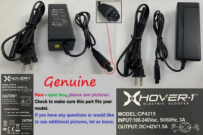Hover-1 AC/DC Adapter Charger MODEL: CP4215 42V 🔴 OPEN BOX