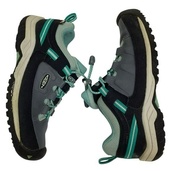 Scarpa da trekking bassa impermeabile in pelle grigia KEEN bambini Targhell bambini 3