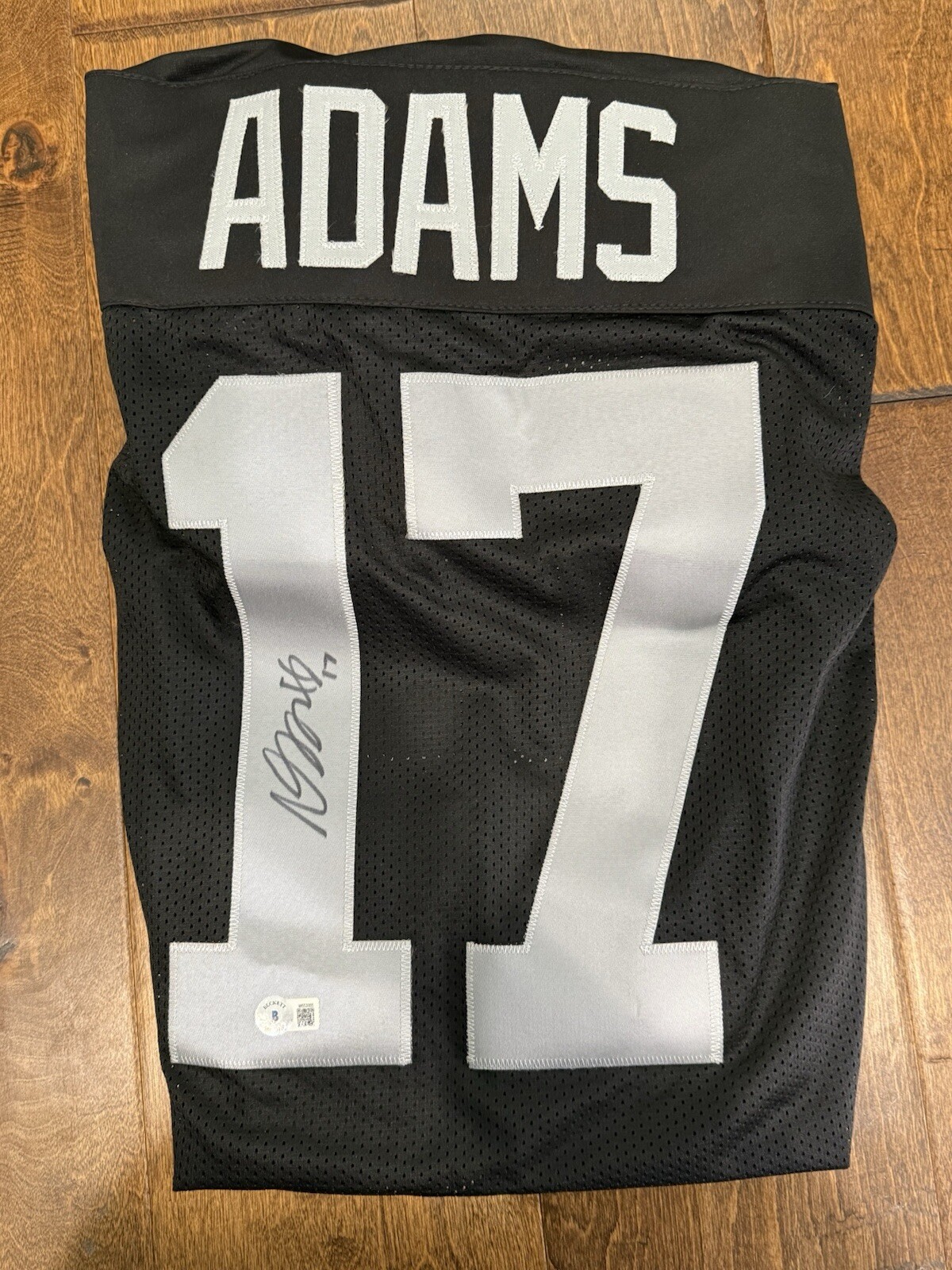 Davante Adams Autographed Signed Las Vegas Raiders Jersey Beckett COA Auto 