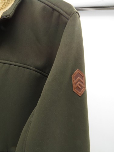 Free Country Men's Jacket Large Dark Olive Green Soft Shell Craftsman - Picture 5 of 17