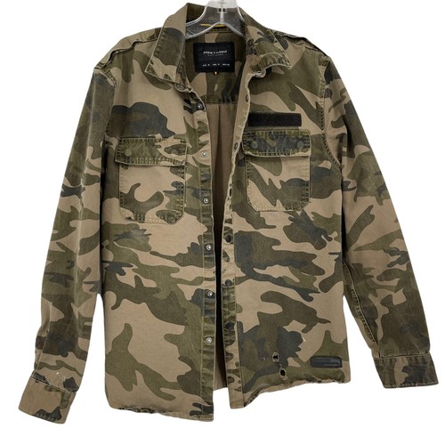 Denim \u0026 Flower Camouflage Jacket Olive 