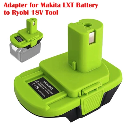 Battery Converter Adapter for Makita LXT 18V to for Ryobi 18V One+ Power Tool