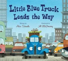 Little Blue Truck Leads the Way board book - Board book - VERY GOOD