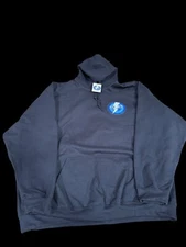 ACDCWIREANDSUPPLY OFFICIAL Adult Heavy Blend 8 oz., 50/50 Hoodie BLACK