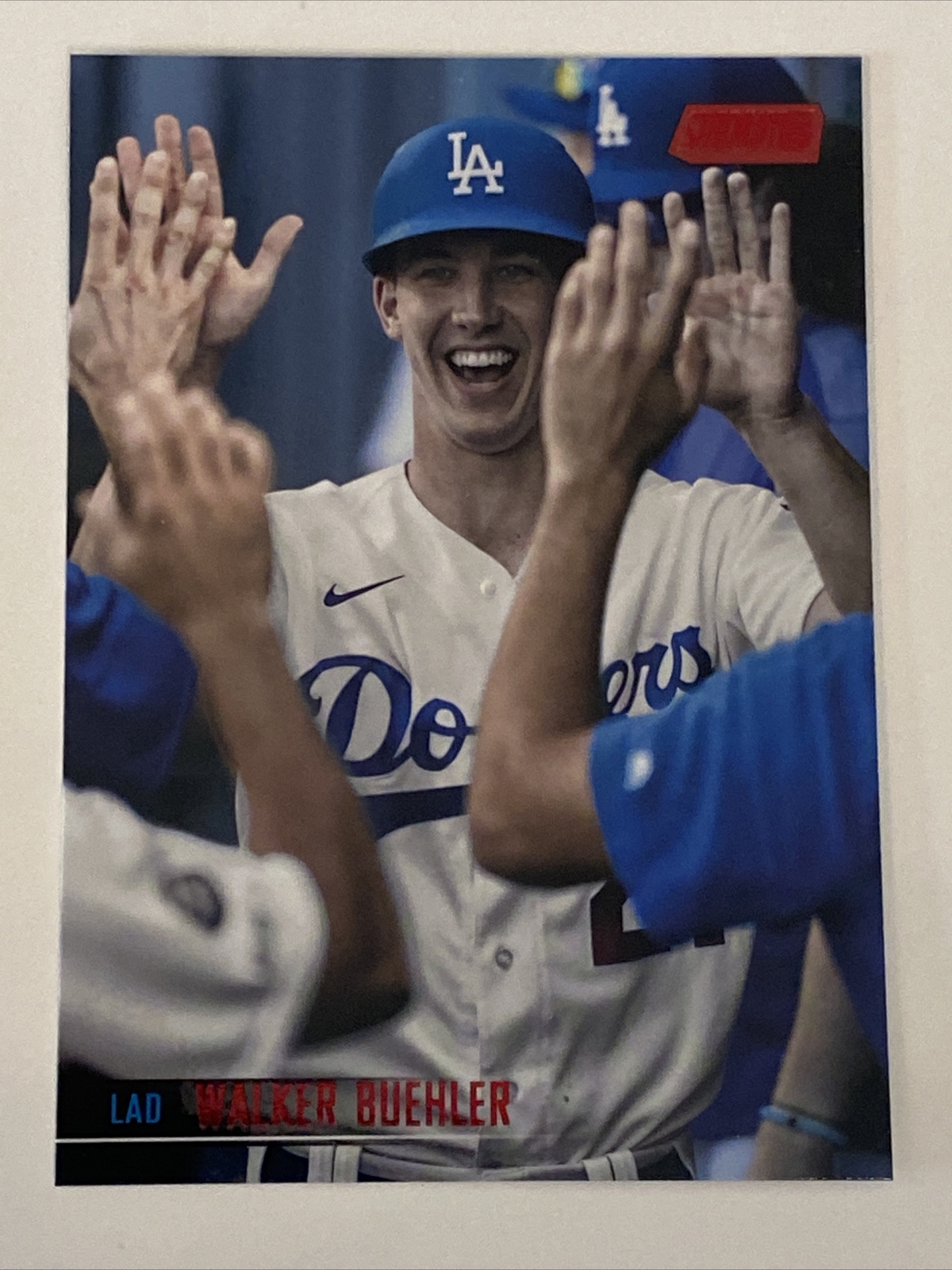2021 TOPPS STADIUM CLUB RED FOIL Parallel WALKER BUEHLER LOS ANGELES DODGERS
