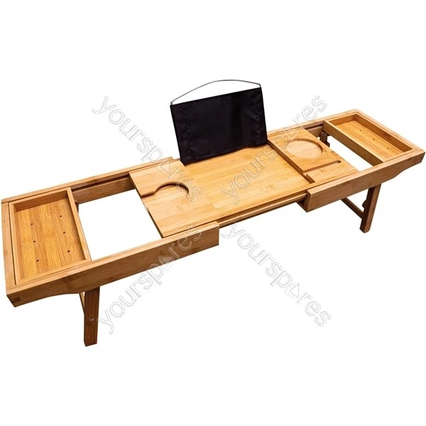 St Helens Home and Garden Bed and Bath Tray Table with Extending Sides and Legs