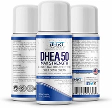 DHEA Cream 50mg for Men & Women Bioidentical DHEA USP, Natural Energy Supplement