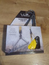 MOSSY OAK Game Hanging Gambrel & Hoist Kit with Pulleys & Rope - 500 Lbs NEW