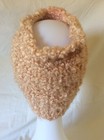Ob.D. Handmade, Hand Knit Ballet Pink Deco Headband/Cowl w/Bow Cinch — photo 2