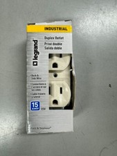 Legrand Industrial 15 Amp 125-Volt Tamper Resistant Duplex Outlet: Light Almond