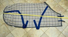 Baker NEW stable sheet show cooler blanket plaid 72"