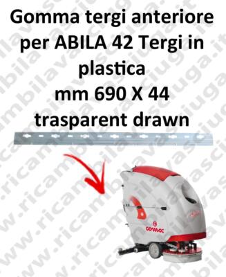 Bavette Avant MXR Pour Autolaveuse FIMAP – 800 Mm, Pièce D'origine Neuve, Référence 12211296
