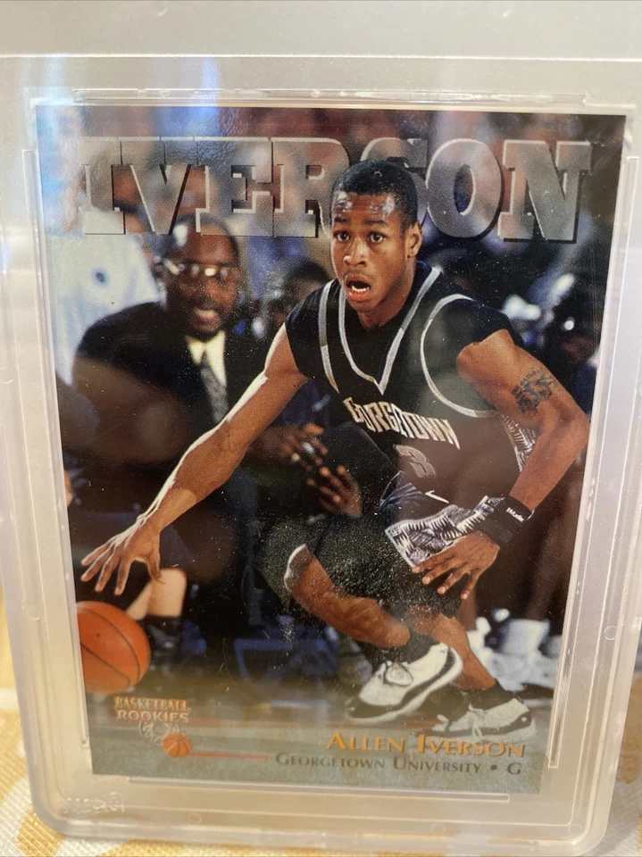 Allen Iverson 1996 tablero de puntuación baloncesto novatos #1 novato WCG 10 GEMA-MT Foto 3 de 3