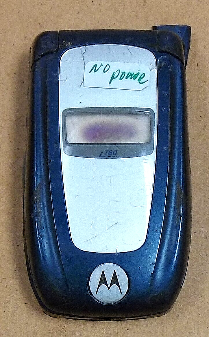 Motorola I series i760 - Blue and Silver ( Nextel ) Rare iDEN PTT