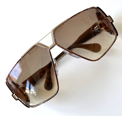 vintage CAZAL 951 col 33 brown mottled W.Germany rare sunglasses 1980s HipHop