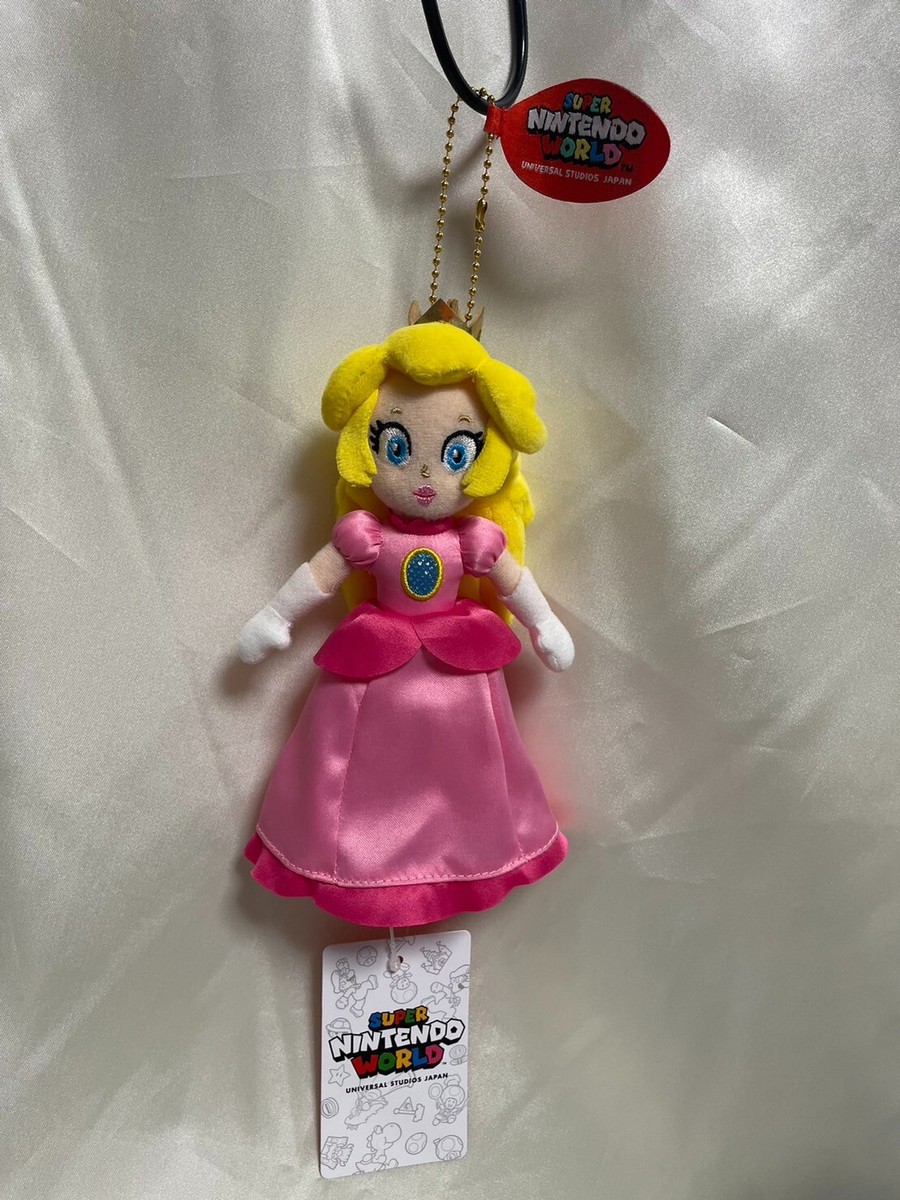 USJ Princess Peach Mascot Plush keychain Super Nintendo World