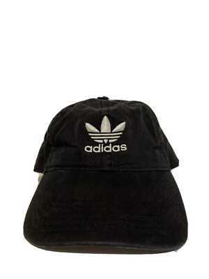 2016 Adidas Embroidered Black & White Adjustable Dad Hat