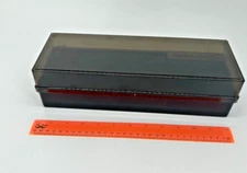 Vintage Radio Shack 15 Cassette Tape Case Holder Storage Organizer Plastic Black