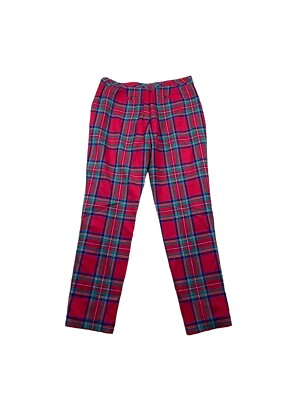Vineyard Vines Nantucket Lurex Tartan Cocktail Pants Red Plaid