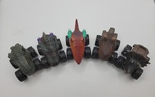 5 Piece Lot Pull Back Dinosaur Car Toys Dino Toys