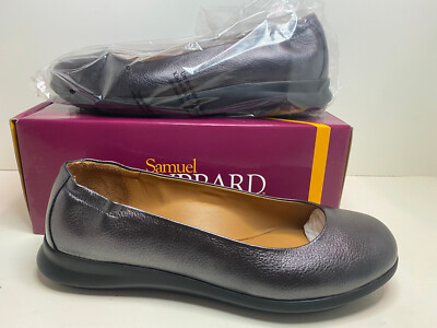 Samuel Hubbard Freedom Dance Slip on Modest Pewter Leather