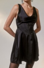 Urban Outfitters Satin Corset Mini Dress Size:M Retails $70