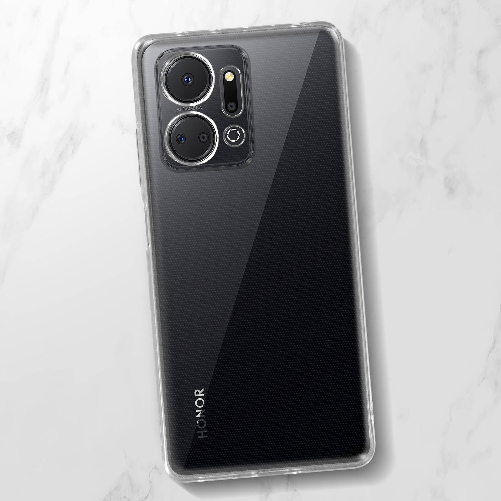 Custodia Telefono For Honor X7A Sottile Silicone Trasparente - Foto 7