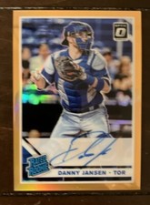 2019 DONRUSS OPTIC DANNY JANSEN RATED ROOKIE ORANGE AUTOGRAPH 22/99 #RRS-DA