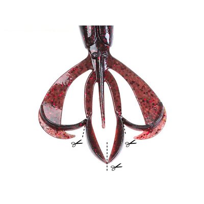 Keitech Crazy Flapper 2,8'' 3,6'' Krebs Gummiköder Gummikrebs Creature Bait