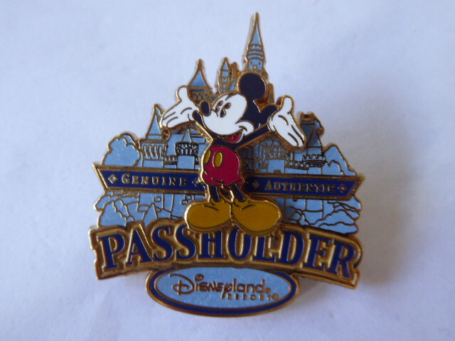 Disney Trading Pins 21197 DLR - Mickey 3D Castle (Annual Passholder)