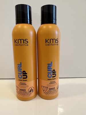 2 X KMS - Curl Up Wave Foam Mousse- 7 Oz
