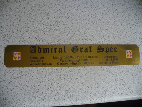 Namensschild mit Daten für Modellständer - Kriegsmarine nach Wahl - Bild 7 von 20