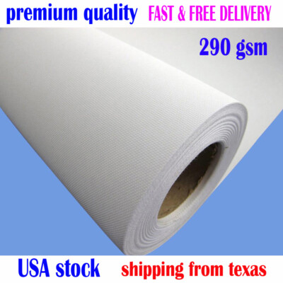 Canvas Roll-Polyester Matte Waterproof for Any Inkjet printer 24''36''42'' X100'
