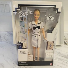 1999 Barbie Doll See’s Candy Candies Happy Mattel Vintage. (very nice condition)