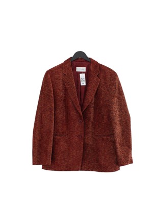 Basler Damen Blazer UK 14 Rot Geometrisch 100% Acryl Mantel