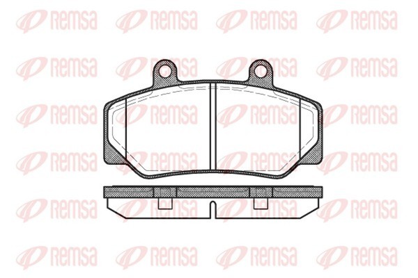 Remsa Bremsbelagsatz Scheibenbremse 0176.20 FüR Volvo 740 744 745 760 704 764-image