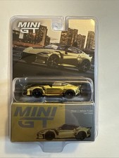 MINI GT NISSAN Z VEILSIDE FFZ400 FFZ 400 1/64 DIECAST MODEL GOLD CHROME MGT00985