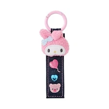 Sanrio (Sanrio) Tag Key Holder (Denim Patch) My Melody 182931