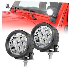 3.5Inch 80W Round LED Lights 2PCS Offroad Driving Lights LED Pods White round