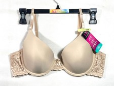 NWT Maidenform Women's 38B Demi Smooth Coverage Underwire Lace Bra DM7900 Nude
