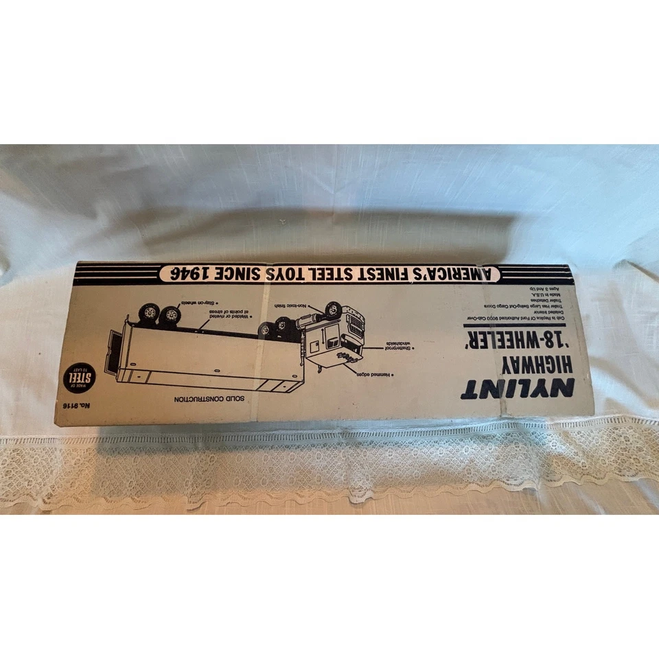 Vintage NOS Nylint #9116 Diecast GMC 18 wheeler Motorcraft Ford USA 1980s - Image 3 of 4