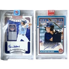 2024 Panini Baseball  Stars & Stripes Jackson & Ethan Holliday Auto Lot #1 Picks
