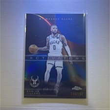 Topps Chrome Activators Blue Refractor #AC-9 Damian Lillard Bucks /150