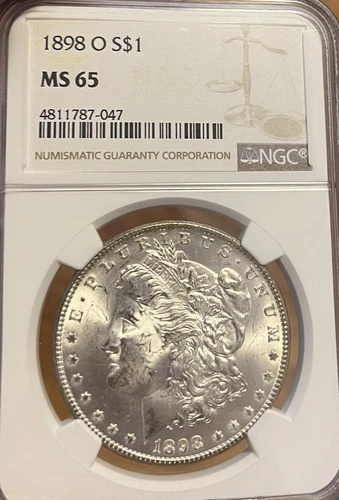 1898-O NGC MS65 Morgan Silver Dollar