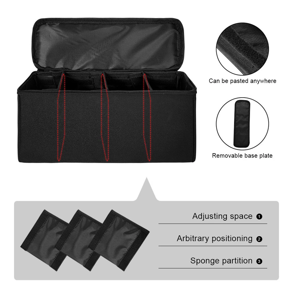 Trading Card Storage Box Graded Cards Bag Pocket for 30+ BGS/PSA/CGS/CGC Cards - Image 4 of 4