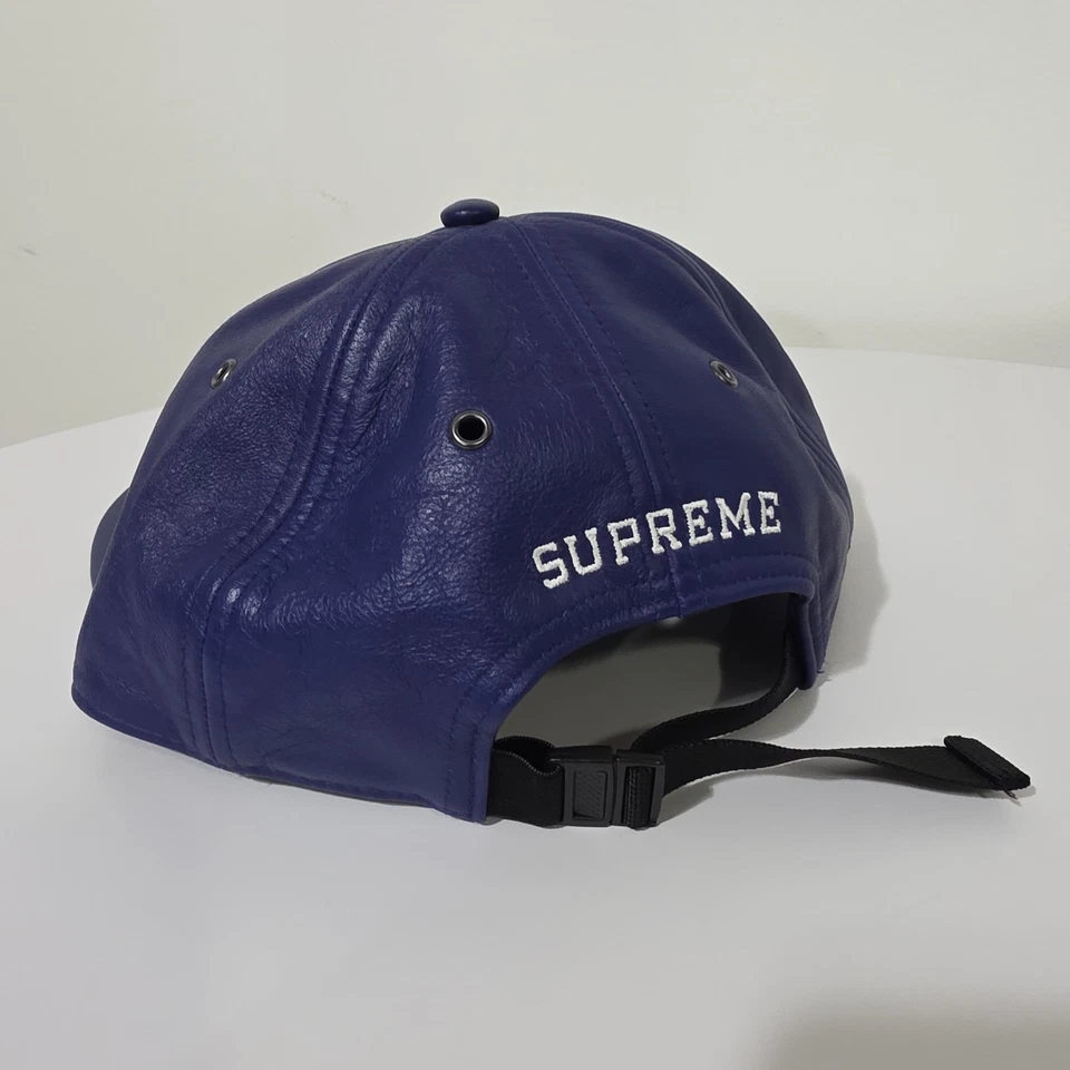 Sombrero de cuero FW18 Supreme X The North Face 6 paneles - azul azteca  Foto 2 de 4