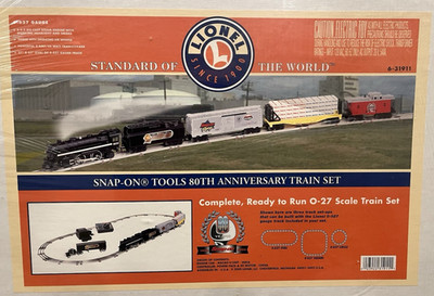 VTG Factory Sealed Lionel 6-31911 Snap-On 60th Anniversary Steam Freight Set (6F