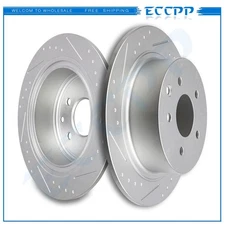 Rear Brake Rotors Discs Kit For NISSAN ALTIMA MAXIMA JUKE SENTRA FWD RWD