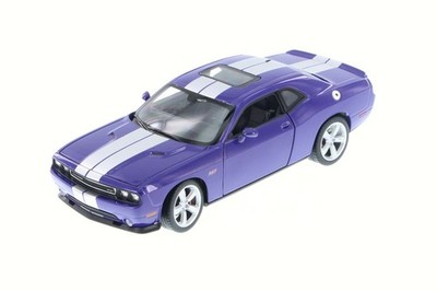 2013 DODGE CHALLENGER SRT PURPLE 1/24 SCALE DIECAST CAR BY WELLY 24049/4D